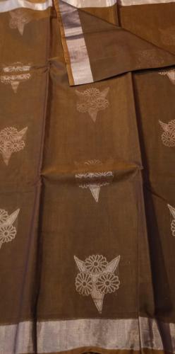 COIMBATORE KORA COTTON SAREE 6.20 MTS